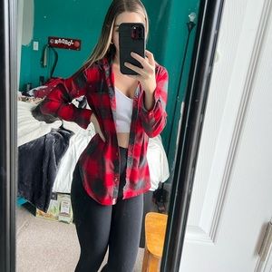 Lightly worn American Eagle plaid shirt